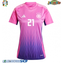 Maglie da calcio Germania Ilkay Gundogan #21 Seconda Maglia Femminile Europei 2024 Manica Corta